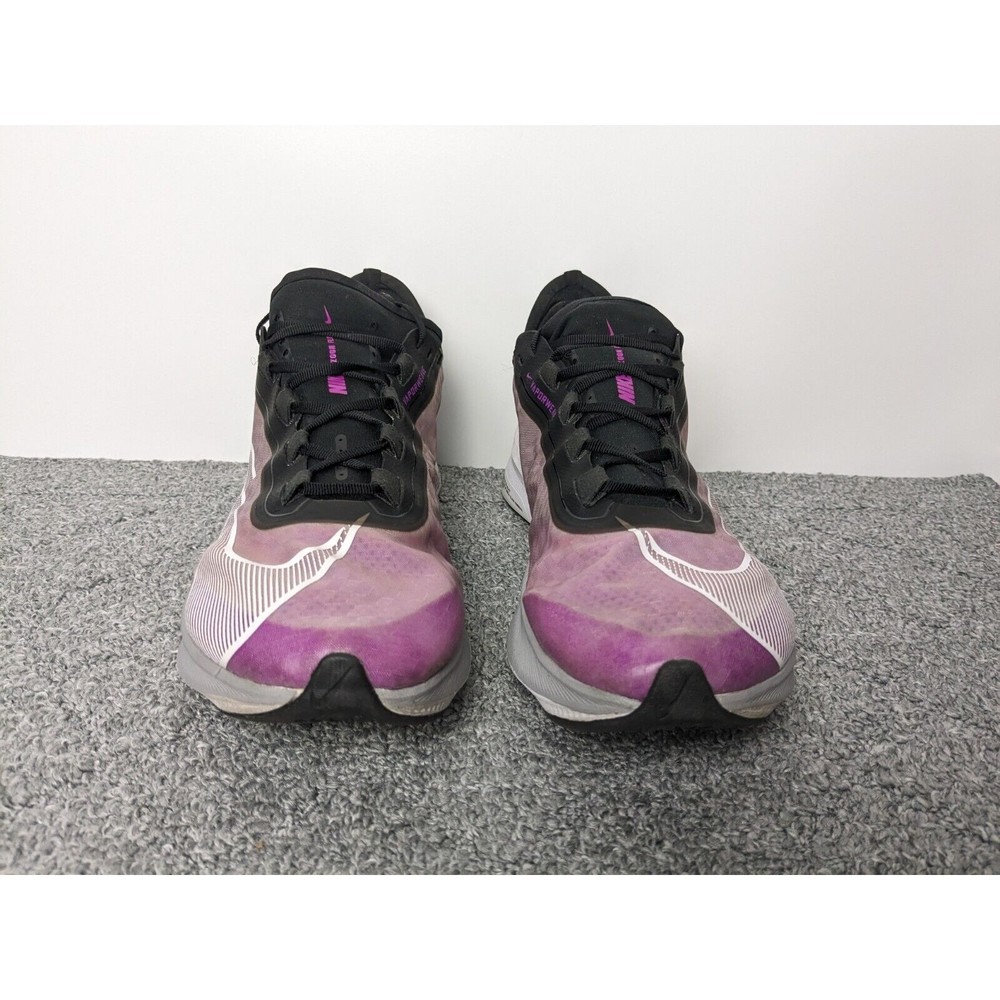 Nike Zoom Fly 3 Mens Size 12.5 Purple Athletic Running Shoes - Picture 4 of 10